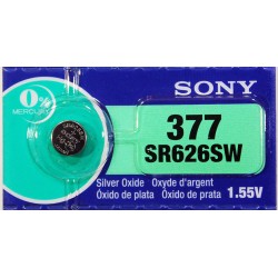 Sony SR626SW LR626 AG4 SR66 377 1.55V Silver Oxide Watch Battery